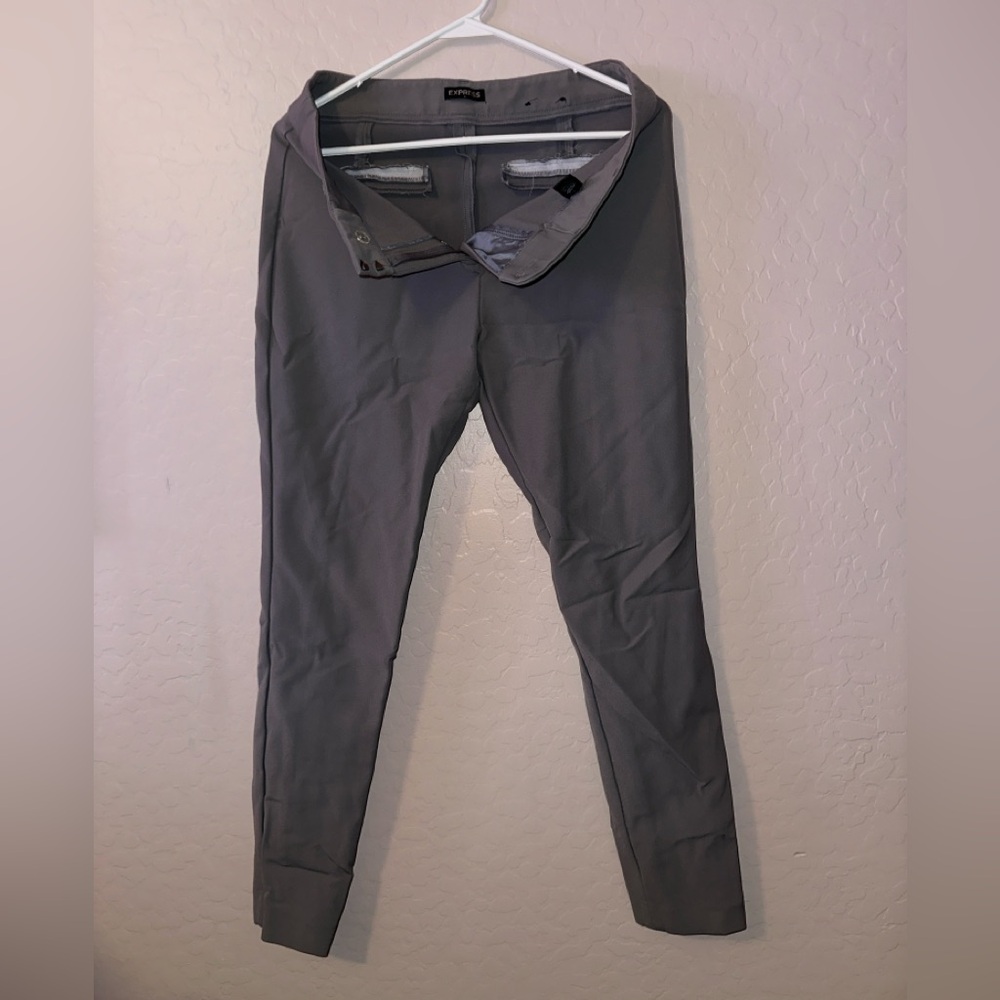 Women’s Gray Dress Pants (Skinny)
